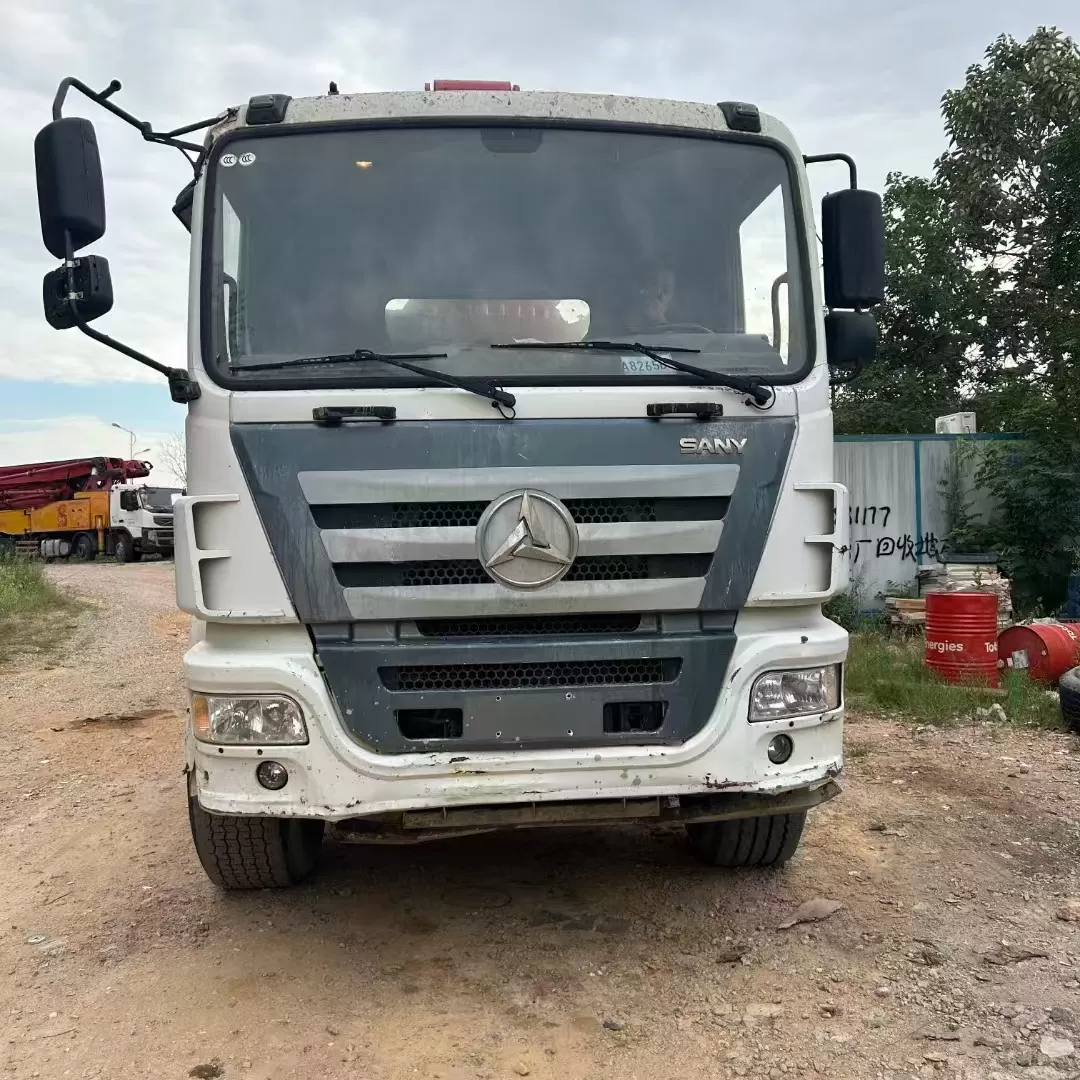 2020 sany boom pump carro bomba de concreto montado en camión de 37 m sobre chasis sany