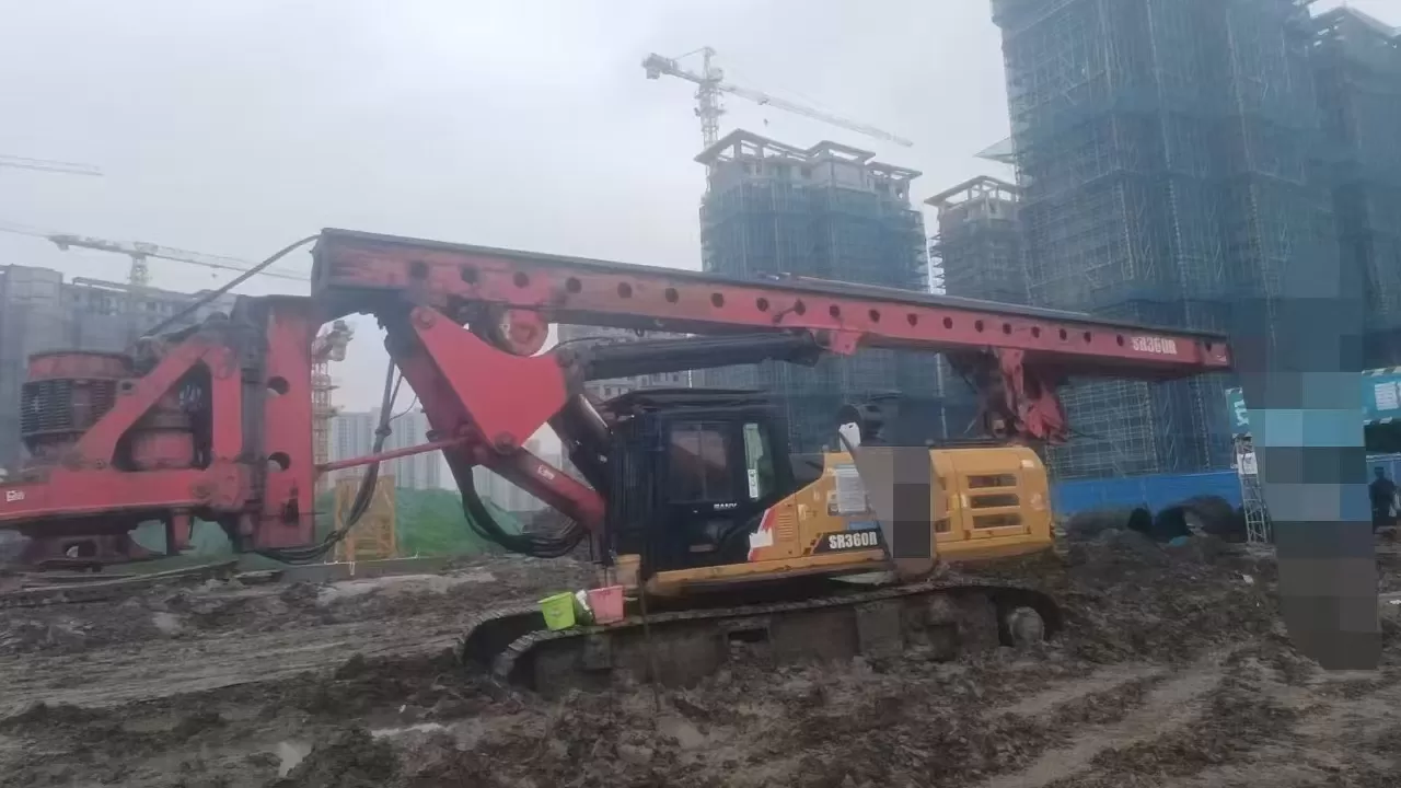 2019 plataforma de perforación rotatoria de la retroexcavadora sany piling machinery sr360 para taladro de cimentación