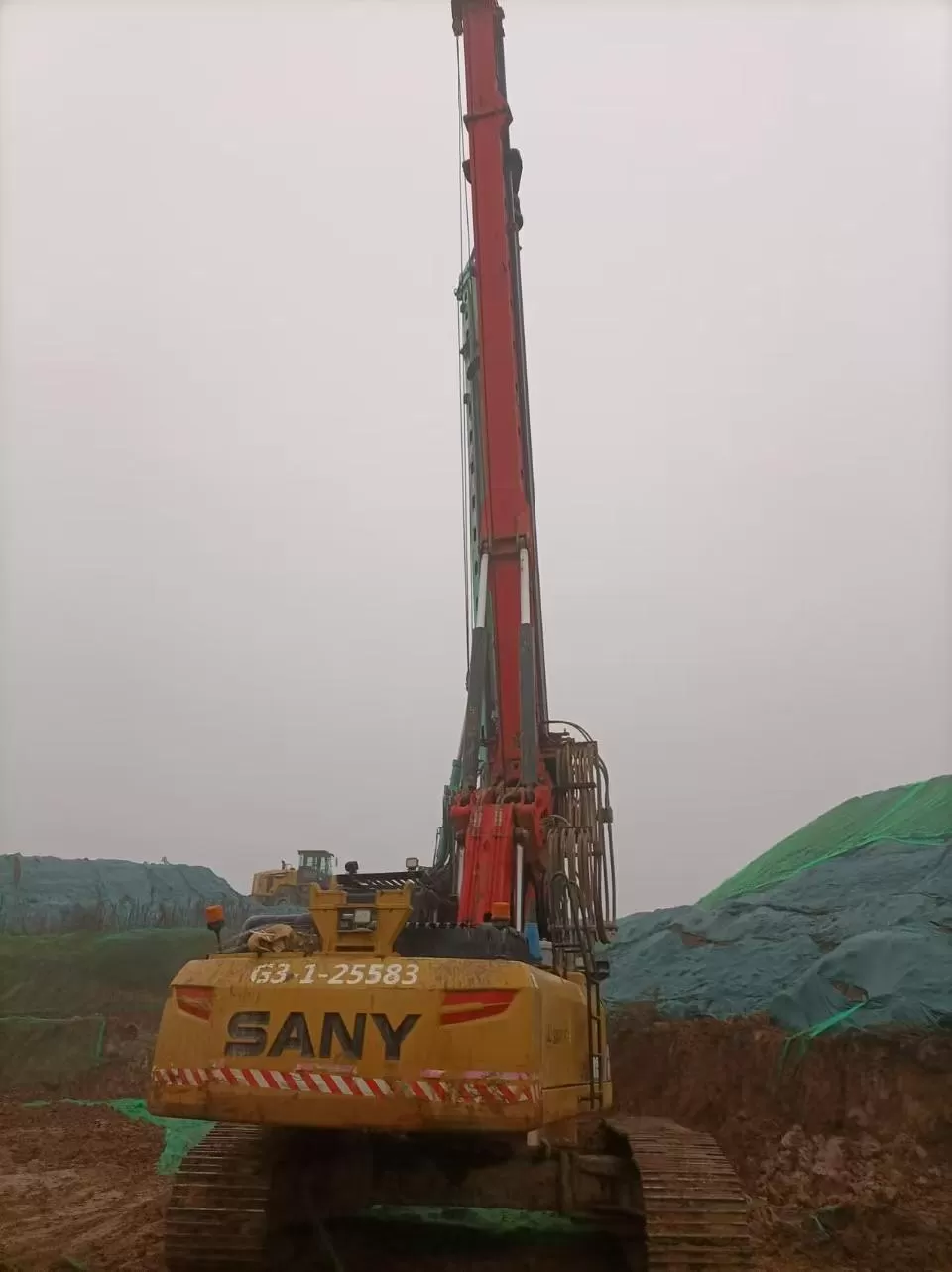 plataforma de perforación rotatoria de retroexcavadora sany piling machinery sr155 2019 para taladro de cimentación