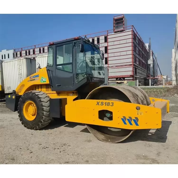 xcmg compactador vibratorio de ruedas usado de 18 toneladas rodillos de un solo tambor rodillo compactador de suelo hidráulico asfalto cemento concreto