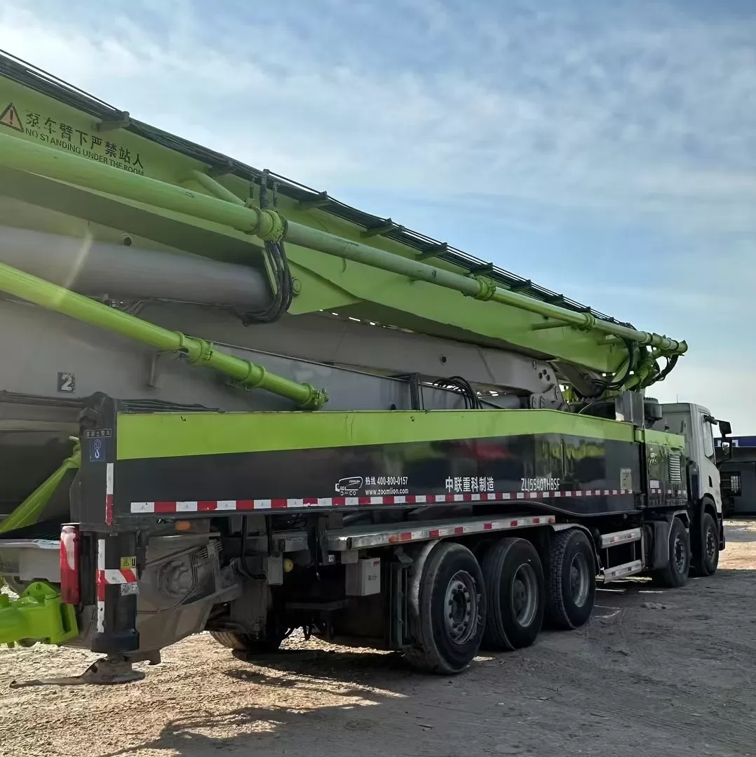 calidad 2021 zoomlion boom pump coche bomba de hormigón montado en camión 67m en chasis scania