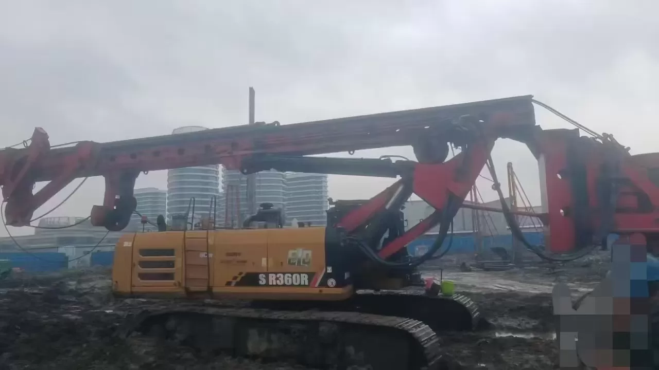 2019 plataforma de perforación rotatoria de la retroexcavadora sany piling machinery sr360 para taladro de cimentación