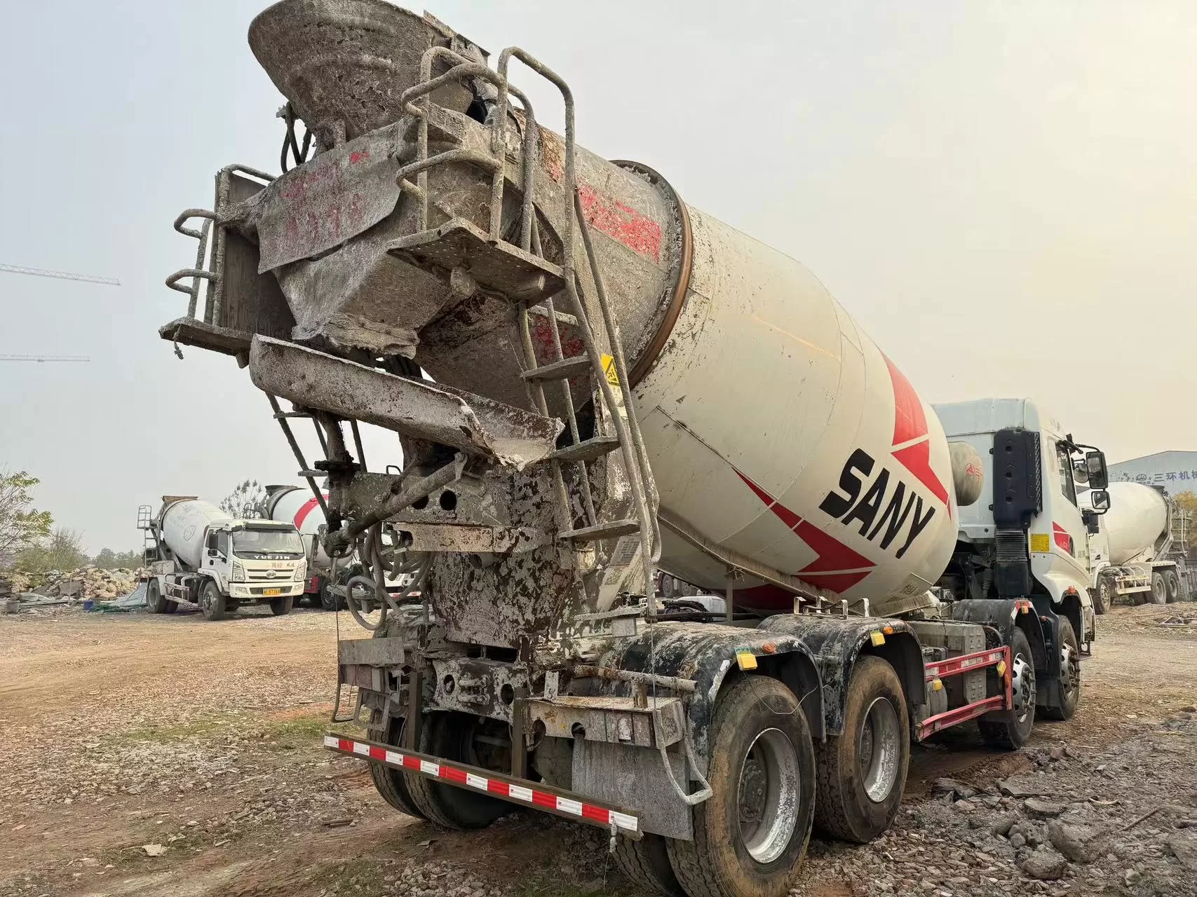 camión mezclador de cemento usado sany grande de 12 cbm 2020 camión mezclador de concreto