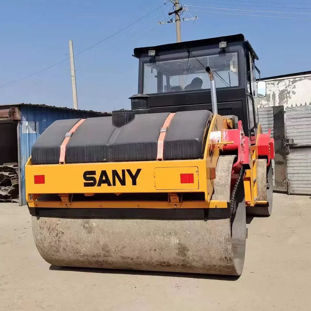 rodillo compactador de tambor doble sany usado yzc13c máquina de construcción de carreteras